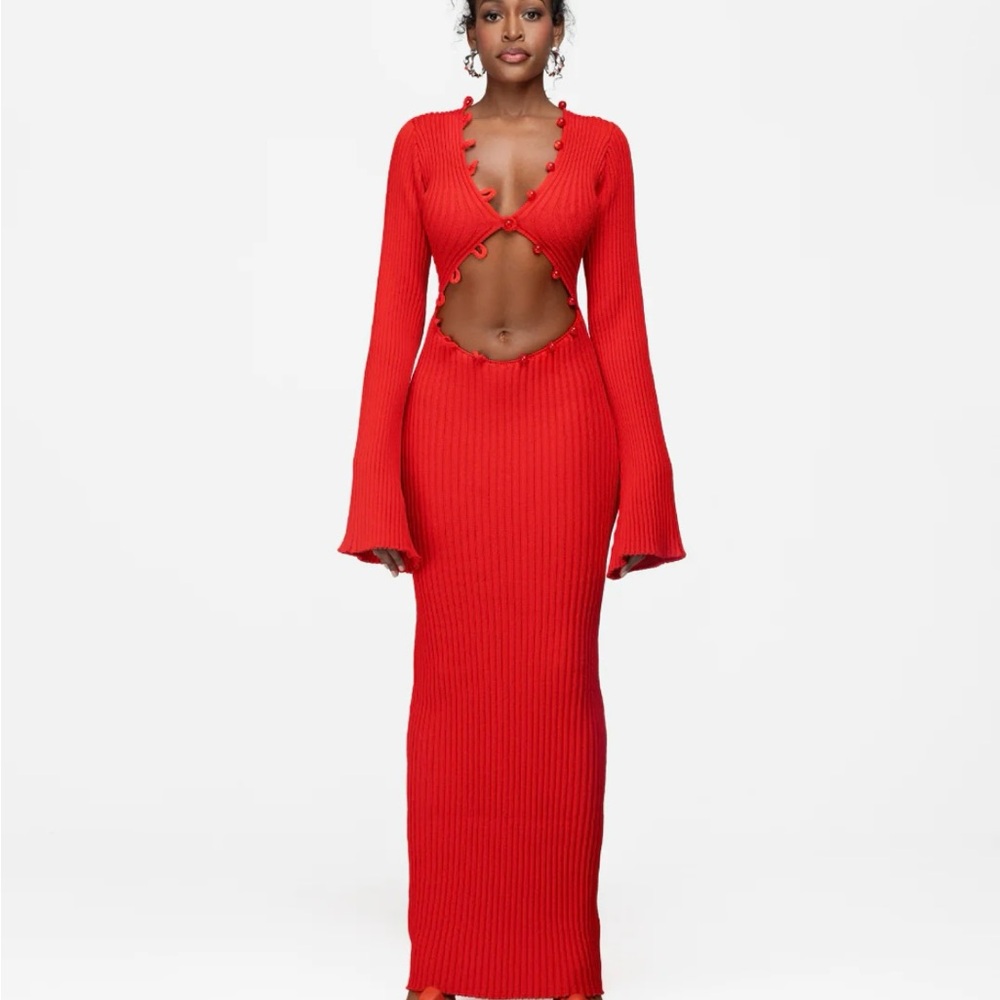 Hanifa Nikita Maxi II Red Dress